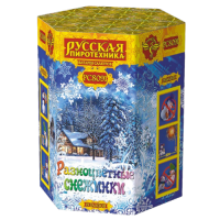 Разноцветные снежинки New Фейерверк купить в Симферополе | simferopol.salutsklad.ru