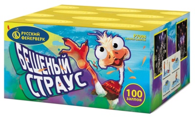 Бешеный страус Батарея салютов купить в Симферополе | simferopol.salutsklad.ru